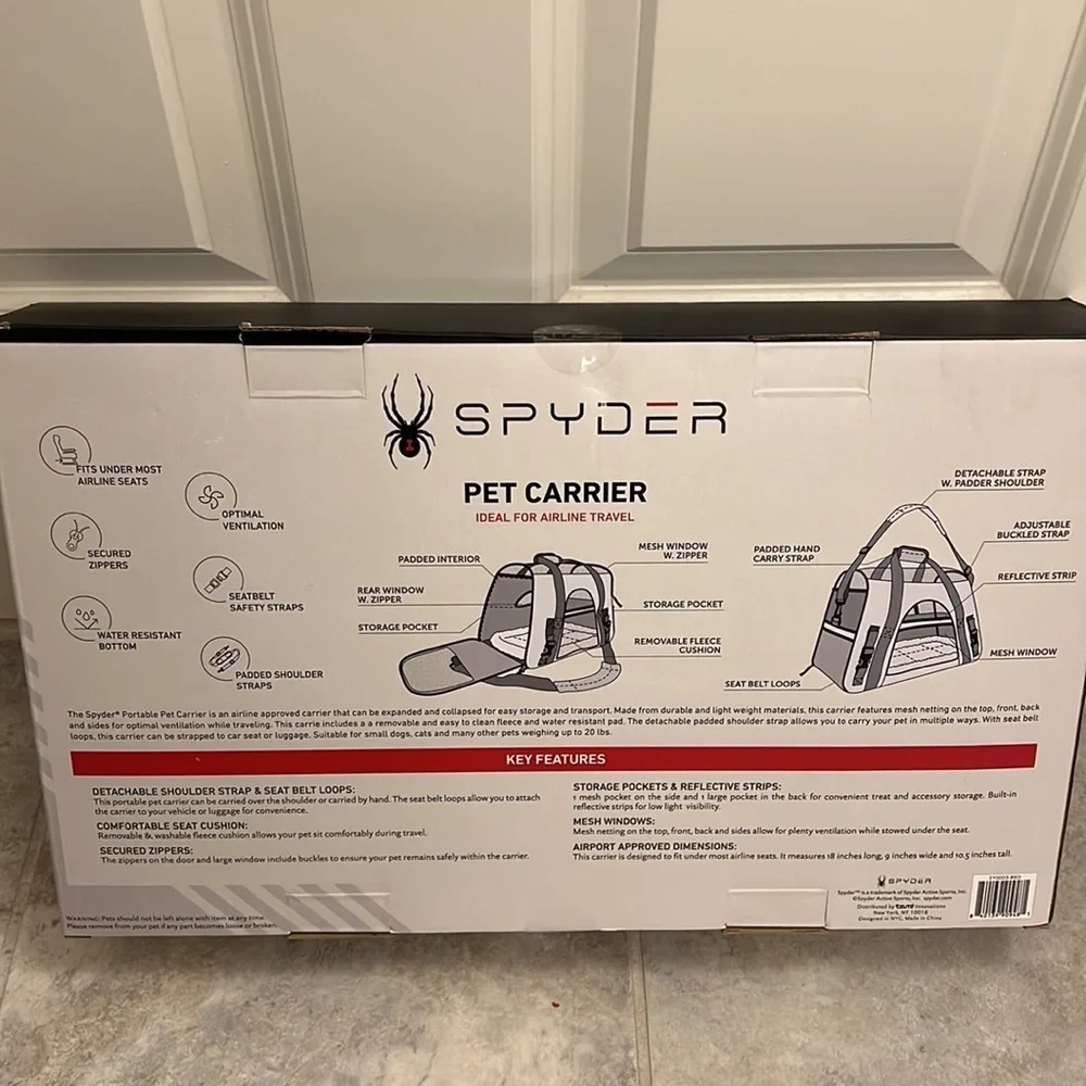 Spyder Pet Carrier